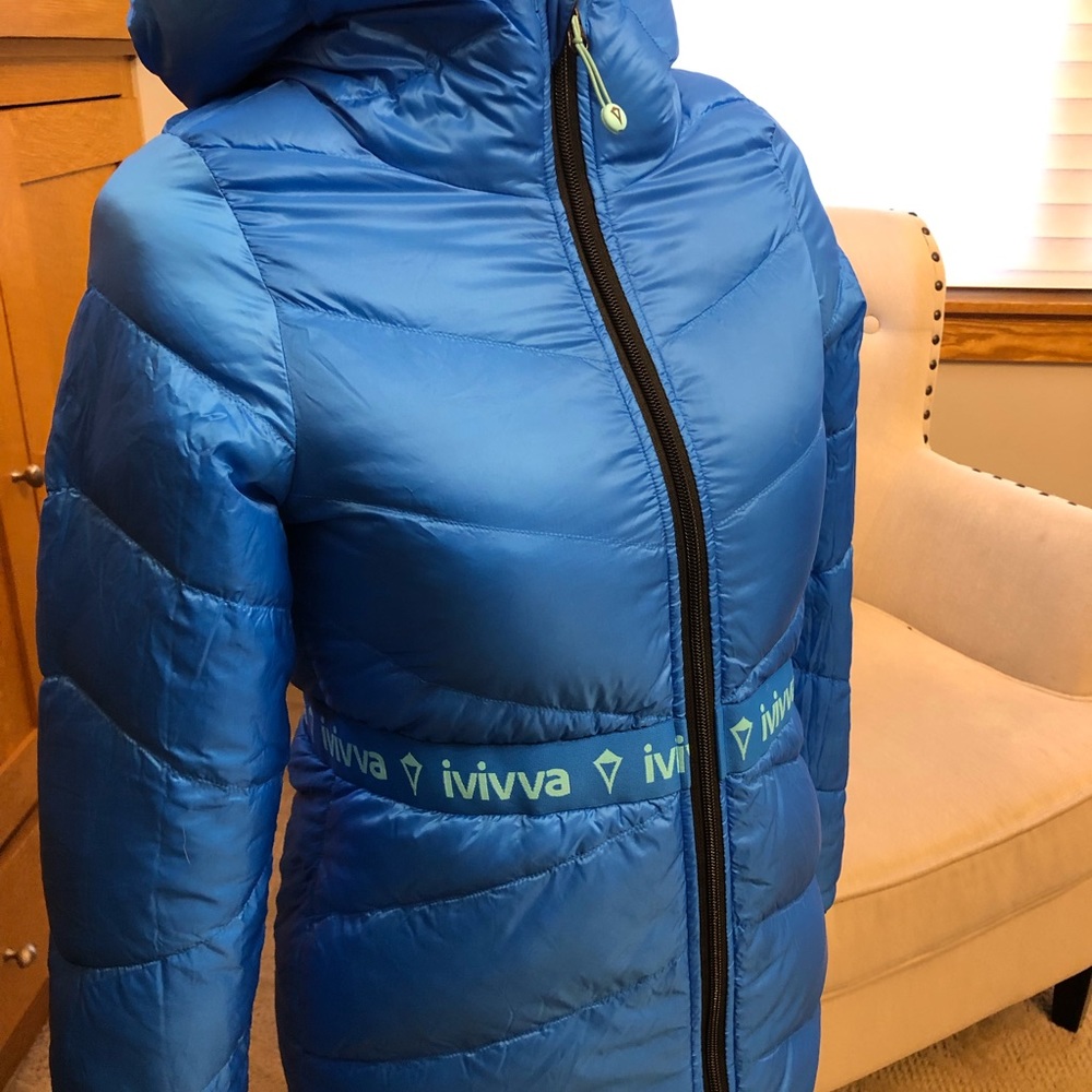 Ivivva by Lululemon. Reversible down winter jacket. Girl’s L 14 ⭐️Flawless⭐️